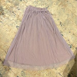 Layered Chiffon Maxi Skirt